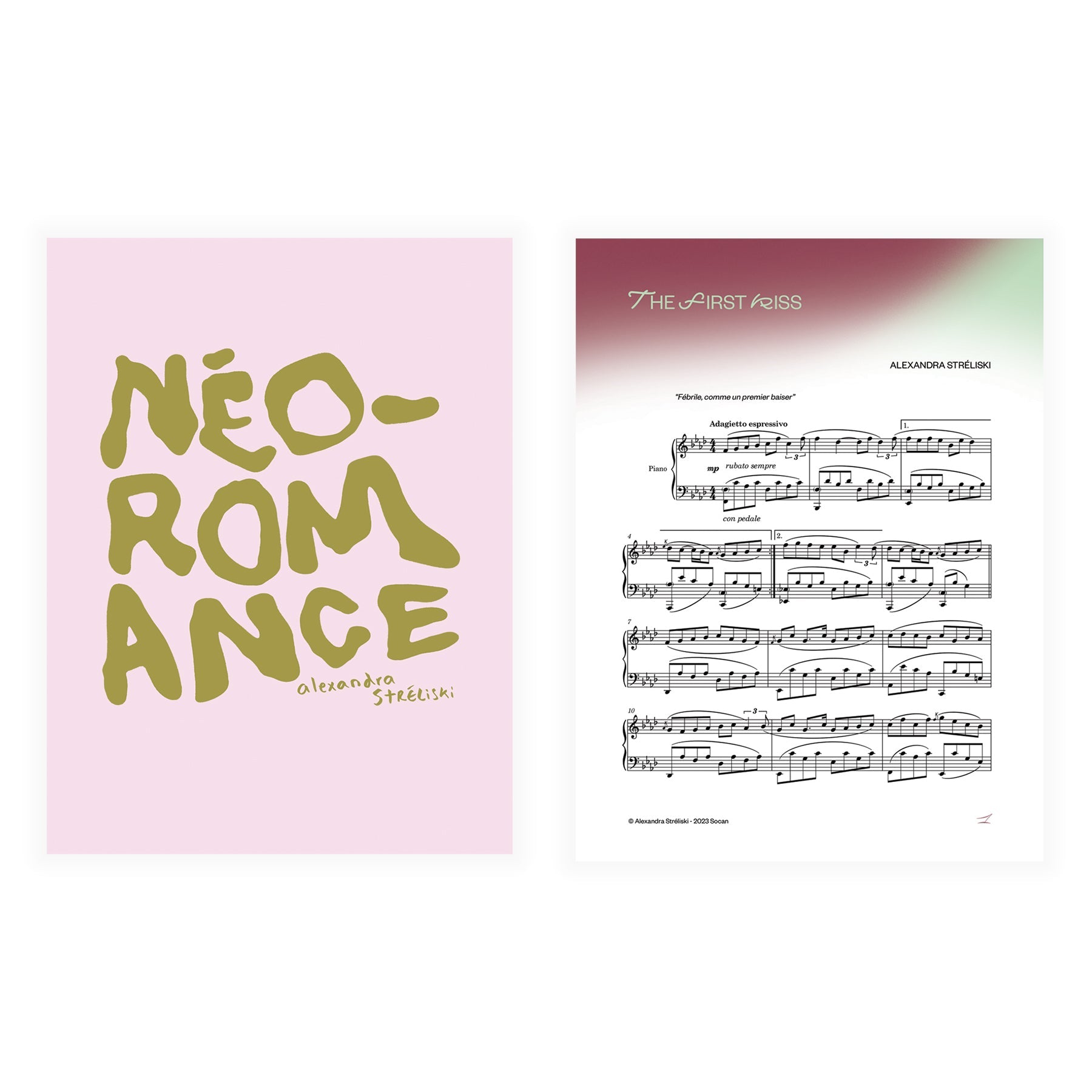 Digital Sheet Music (Individual Compositions + MP3): Néo–Romance