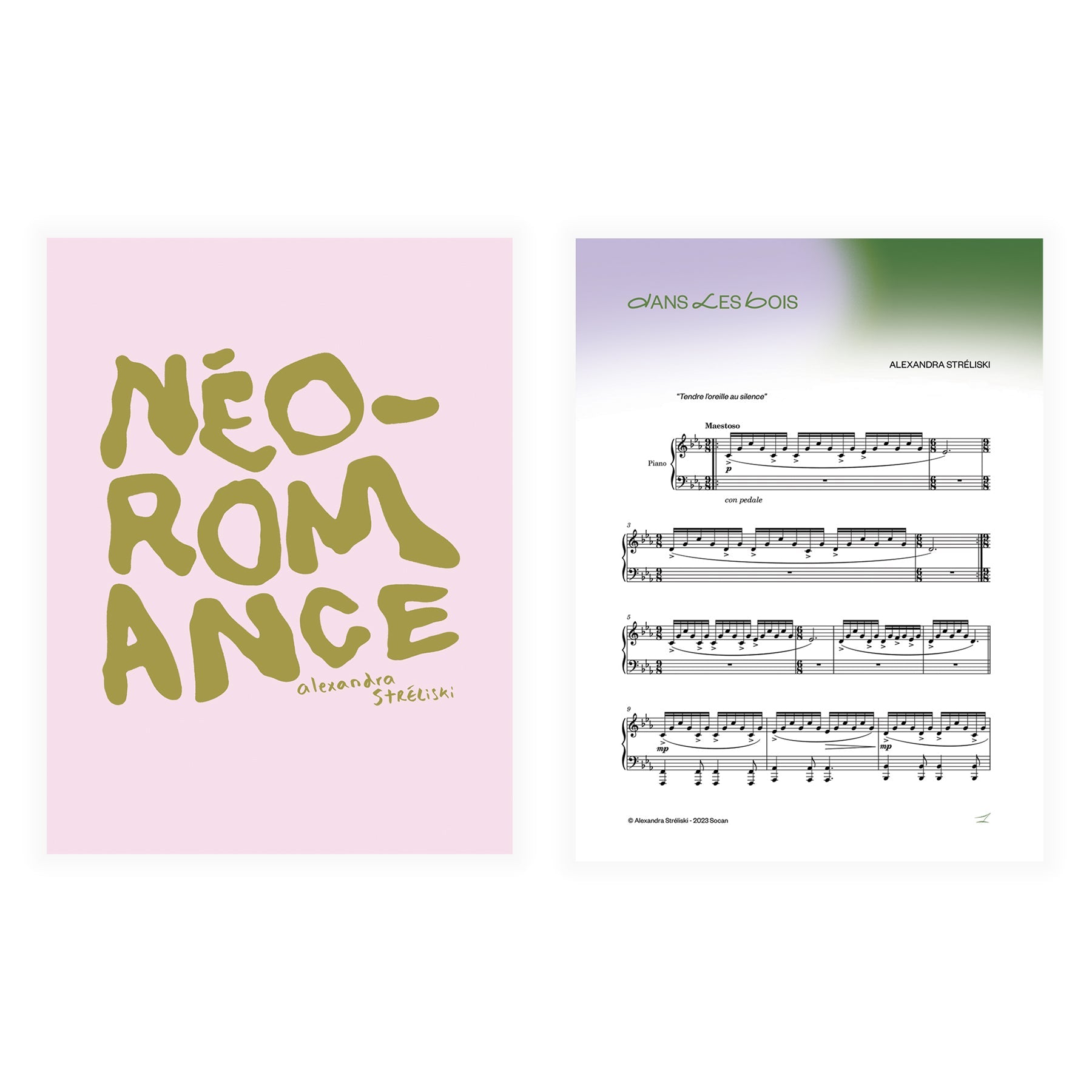 Digital Sheet Music (Individual Compositions + MP3): Néo–Romance