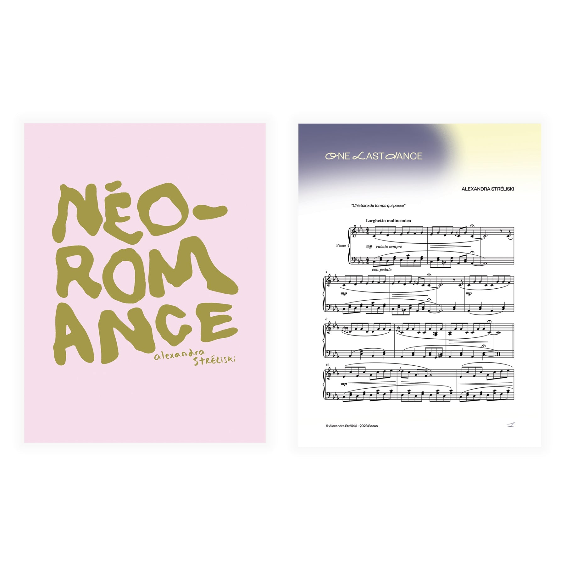 Digital Sheet Music (Individual Compositions + MP3): Néo–Romance