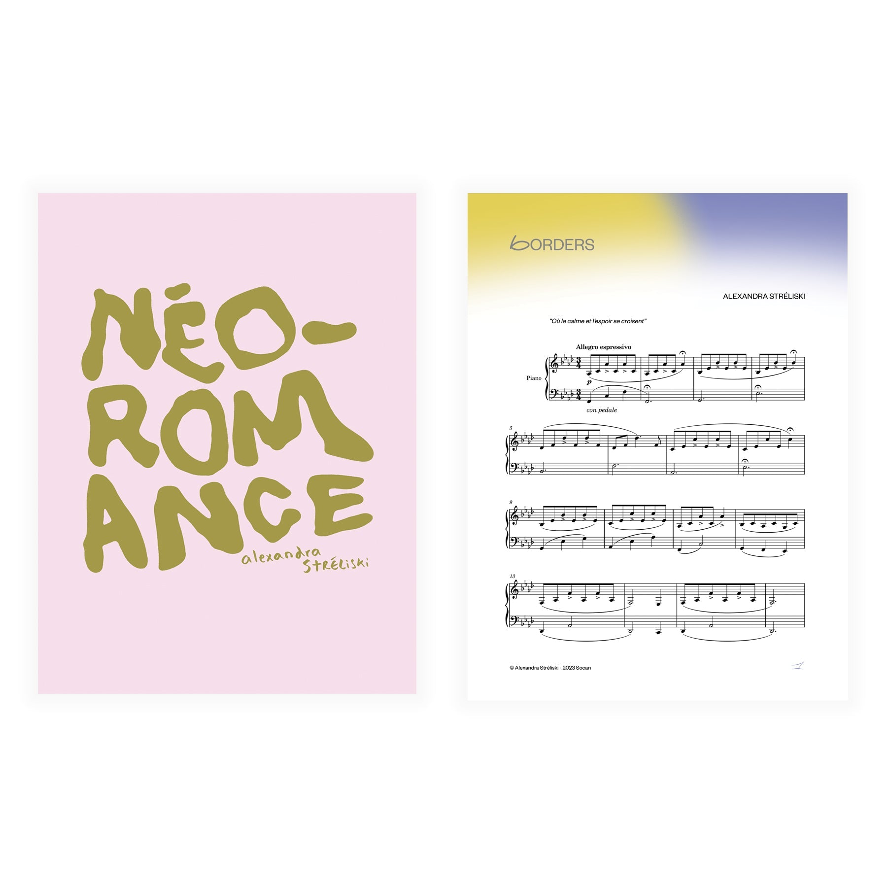 Digital Sheet Music (Individual Compositions + MP3): Néo–Romance