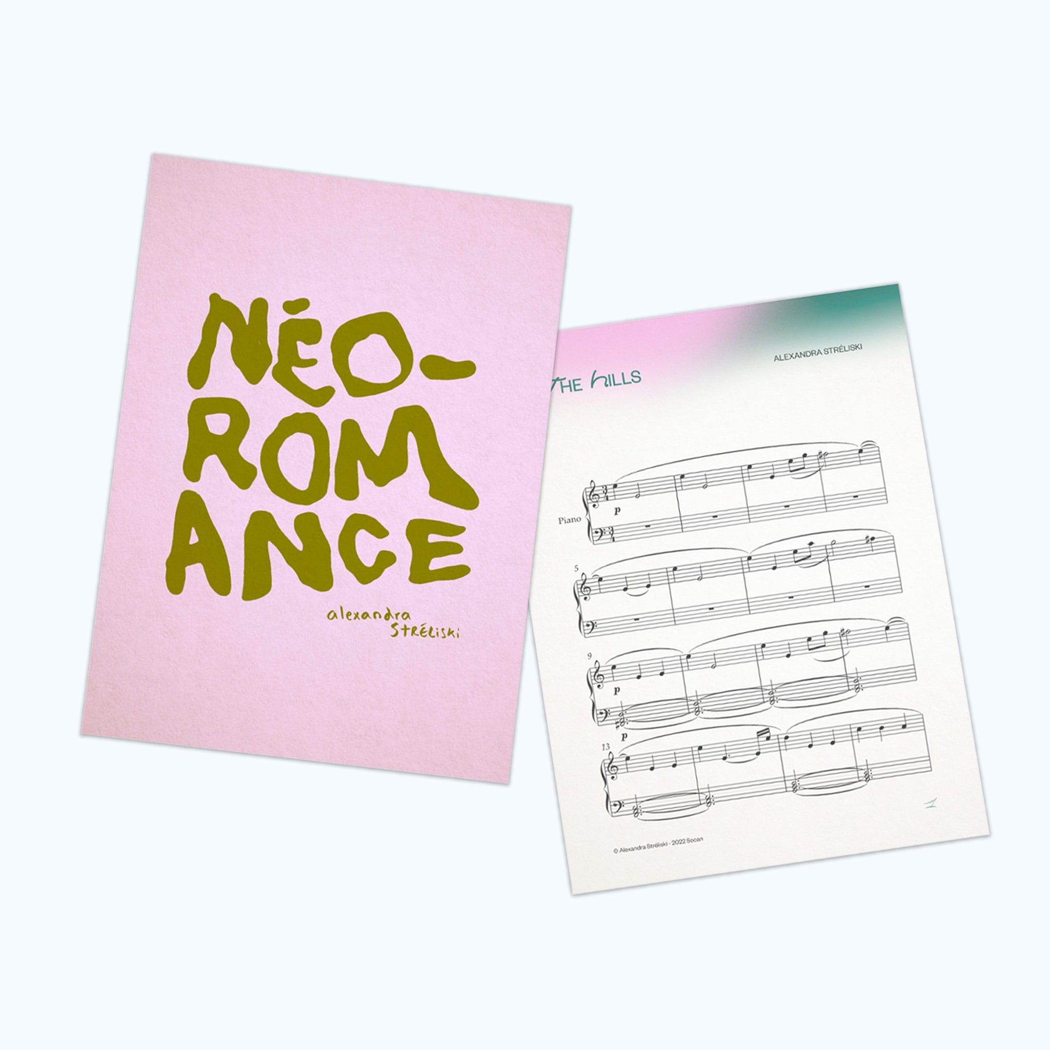 Sheet Music Book: Néo–Romance