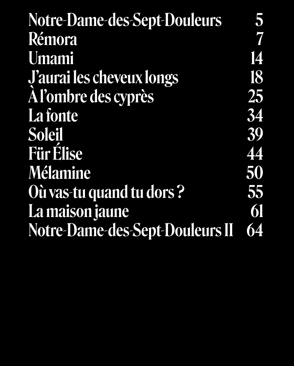 Sheet Music Book (Printed) - Notre–Dame–Des–Sept–Douleurs
